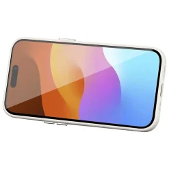 Cell Phone Cases<SaharaCase FingerGrip MagSafe Phone Case for iPhone 15 Plus, Shock Absorbing, White (CP00453)