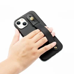 Cell Phone Cases<SaharaCase FingerGrip MagSafe Phone Case for iPhone 15 Plus, Shock Absorbing, Black (CP00452)