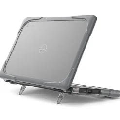 SaharaCase Hard Shell Laptop Case for Dell Chromebook, Gray/Clear (LT00054)