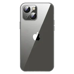 Cell Phone Cases<SaharaCase Hybrid-Flex Ultra Thin MagSafe Phone Case for iPhone 15 Plus, Shock Absorbing, Black (CP00449)