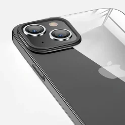 Cell Phone Cases<SaharaCase Hybrid-Flex Ultra Thin MagSafe Phone Case for iPhone 15, Shock Absorbing, Black (CP00440)