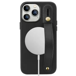 Cell Phone Cases<SaharaCase MagSafe Phone Case for iPhone 15 Pro Max, Shock Absorbing, Black (CP00478)