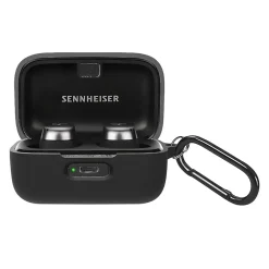 Headphones<SaharaCase Venture Silicone Case for MOMENTUM True Wireless 4 Earbuds, Black (HP00131)