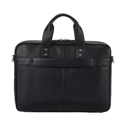 Samsonite Classic Laptop Briefcase, Black Leather (126038-1041)