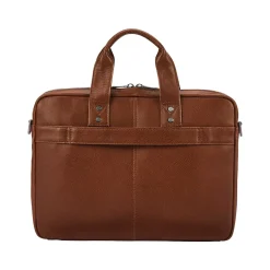 Samsonite Classic Leather Slim Briefcase, Cognac (126038-1221)