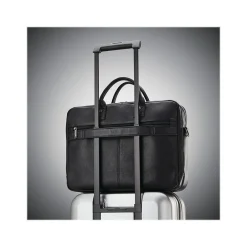 Samsonite Classic Leather Top Loading Briefcase, Black (126039-1041)