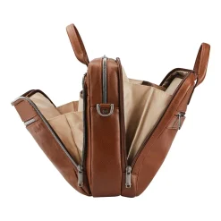 Samsonite Classic Leather Top Loading Briefcase, Cognac (126039-1221)