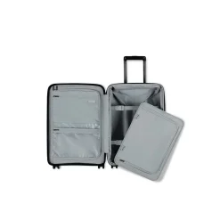 Samsonite Elevation Plus 23" Hardside Carry-On Suitcase, 4-Wheeled Spinner, TSA Checkpoint Friendly, Triple Black (142910-2620)