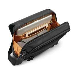 Samsonite Kombi Laptop Briefcase, Brown/Black Nylon (92314-1051)