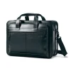 Samsonite Leather Expandable Laptop Briefcase, Black (43118-1041)
