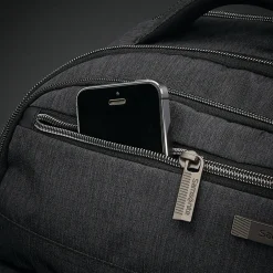 Samsonite Modern Utility Double Shot Backpack, Solid, Charcoal Heather (89574-5794)