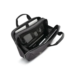 Samsonite Modern Utility Polyester Laptop Briefcase, Charcoal (126442-5794)