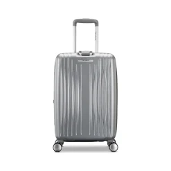 Samsonite Opto 3 19.29" Hardside Carry-On Suitcase, 4-Wheeled Spinner, TSA Checkpoint Friendly, Silver (147074-7722)
