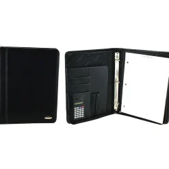 Samsonite Vinyl Padfolio with Zipper Closure, Black (7201)