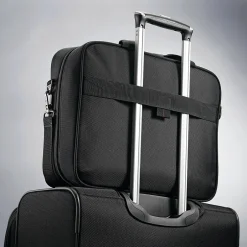 Samsonite Xenon 3.0 Polyester Briefcase, Laptop Compatible, Black (89436-1041)