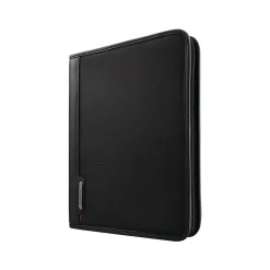 Samsonite Xenon Business Polyester Padfolio with Zipper Closure, Black (116466-1041)
