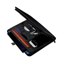 Samsonite Xenon Business Polyester Padfolio with Zipper Closure, Black (116465-1041)