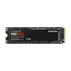 Samsung 990 PRO 1TB M.2 PCI Express 4.0 Internal Solid-State Drive, V-NAND (MZ-V9P1T0B/AM)* Solid State Drives