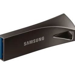 Samsung BAR Plus 256GB USB 3.1 Type A Flash Drive, Titan Gray (MUF-256BE4/AM)* Usb Flash Drives