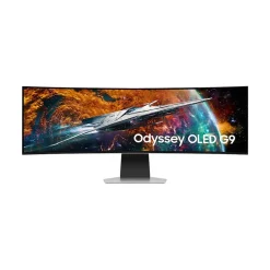 Samsung Odyssey G9 49" Curved 240Hz OLED Gaming Monitor, Silver (LS49CG954SNXZA)* Gaming Monitors