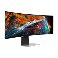 Samsung Odyssey G9 49" Curved 240Hz OLED Gaming Monitor, Silver (LS49CG954SNXZA)* Gaming Monitors