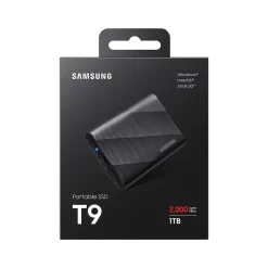 Samsung Portable T9 1TB USB 3.2 External Solid State Drive (MU-PG1T0B/AM)* Solid State Drives