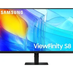 Samsung ViewFinity S8 27" 4K Ultra HD 60Hz IPS Monitor, Black (S27D806EAN)* Flat Monitors