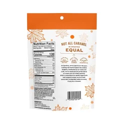 Chocolate<Sanders Small Batch Wonders Milk Chocolate Pumpkin Spice Sea Salt Caramels, 7 Oz. (30703)