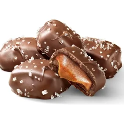 Chocolate<Sanders Small Batch Wonders Milk Chocolate Sea Salt Caramels, 18 Oz. (30986)