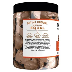 Chocolate<Sanders Small Batch Wonders Milk Chocolate Sea Salt Caramel Pecan Clusters, 16Oz. (30971)