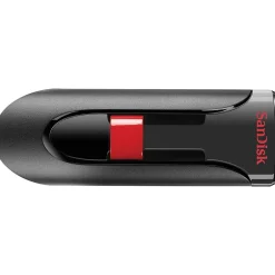 SanDisk Cruzer Glide 32GB USB 2.0 Type A Flash Drive, Black/Red (SDCZ60-032G-A46)* Usb Flash Drives