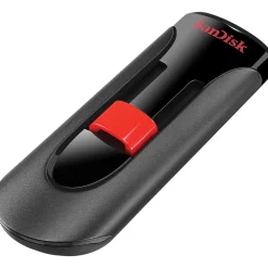 SanDisk Cruzer Glide 64GB USB 2.0 Type A Flash Drive, Black/Red (SDCZ60-064G-A46)* Usb Flash Drives