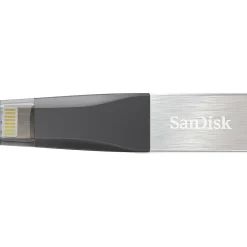 SanDisk iXpand Mini 16GB Flash Drive For iPhone, Black (SDIX40N-016G-GN6NN)* Usb Flash Drives
