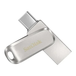 SanDisk Ultra Dual Luxe Dual 1TB USB 3.1 Flash Drive, Silver (SDDDC4-1T00-A46)* Usb Flash Drives