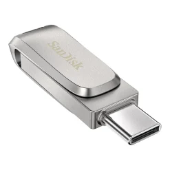 SanDisk Ultra Dual Luxe 64GB USB 3.1 Type-C Flash Drive, Silver (SDDDC4-064G-A46)* Usb Flash Drives