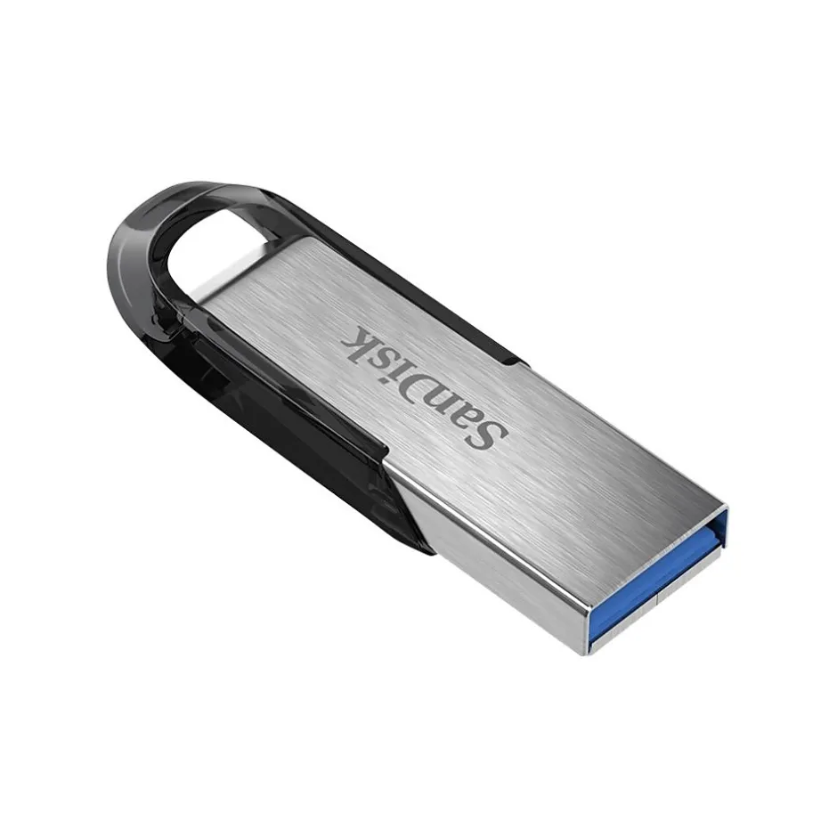 SanDisk Ultra Flair 256GB USB 3.0 Type A Flash Drive, Silver/Black (SDCZ73-256G-A46)* Usb Flash Drives