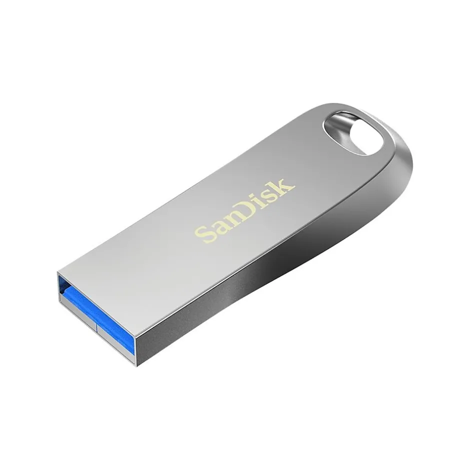 SanDisk Ultra Luxe 128GB USB 3.1 Type A Flash Drive, Silver (SDCZ74-128G-A46)* Usb Flash Drives