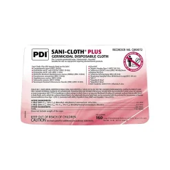 Sani-Cloth Plus Disinfecting Wipes, 160 Wipes/Container, 160/Pack (Q89072)