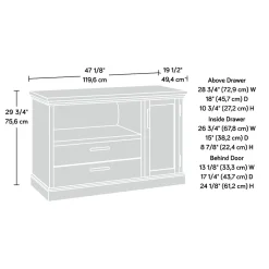 Sale Aspen Post File Credenza, Letter/Legal Size, Prime Oak (427020) File Cabinets