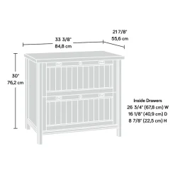 Discount Costa Commercial 2-Drawer Lateral File Cabinet, Letter/Legal Size, Lockable, 33