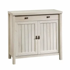 Sale Costa 30"H Storage Cabinet with 2 Shelves, Chalked Chestnut (419960) Storage Cabinets