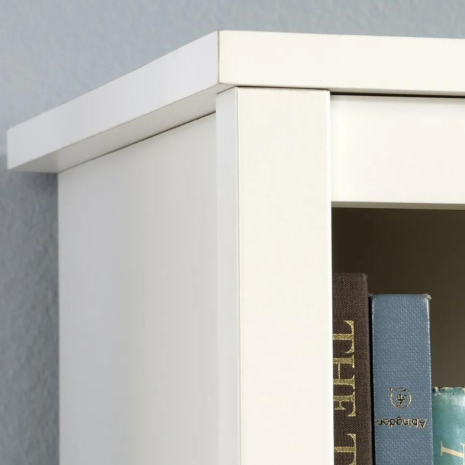 Discount Cottage Road 71"H 5-Shelf Bookcase with Adjustable Shelves, Soft White (417593) Bookcases