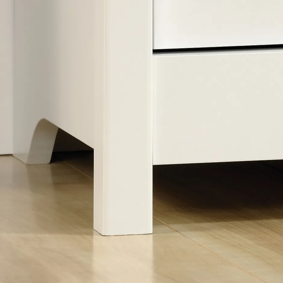 Discount Cottage Road 71"H 5-Shelf Bookcase with Adjustable Shelves, Soft White (417593) Bookcases