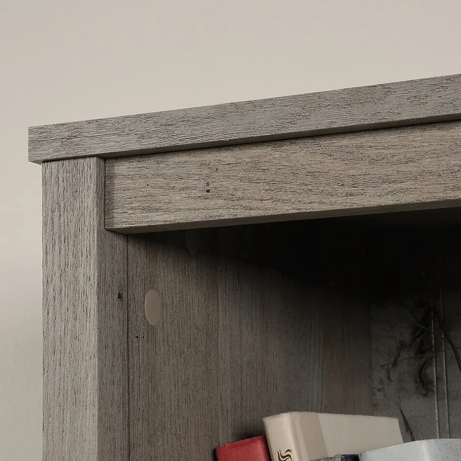 Discount Cottage Road 71"H 5-Shelf Bookcase with Adjustable Shelves, Mystic Oak (422476) Bookcases