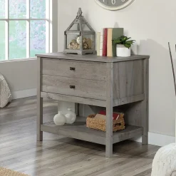 Sale Cottage Road Lateral File Cabinet, Letter/Legal Size, 30"H x 32"W x 22"D, Mystic Oak (427298) File Cabinets