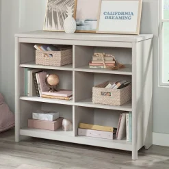 Discount Dover Edge 36"H 6-Shelf Bookcase, Glacier Oak (432065) Bookcases