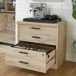 New Mason Peak Commercial 2-Drawer Lateral File Cabinet, Letter/Legal Size, Lockable, 31