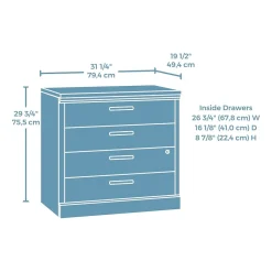 New Mason Peak Commercial 2-Drawer Lateral File Cabinet, Letter/Legal Size, Lockable, 31