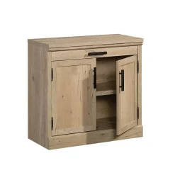 Sale Mason Peak 30"H Storage Cabinet with 2 Shelves, Prime Oak (427835) Storage Cabinets