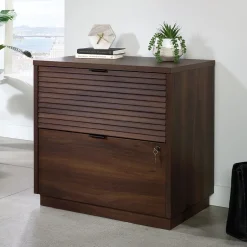 Best Palo Alto Commercial 2-Drawer Lateral File Cabinet, Letter/Legal Size, Lockable, 31"W x 19"D, Spiced Mahogany (427822) File Cabinets